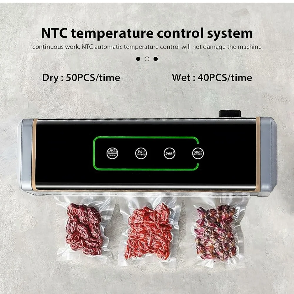 Automatic Food Vacuum Sealer Machine Hand Free